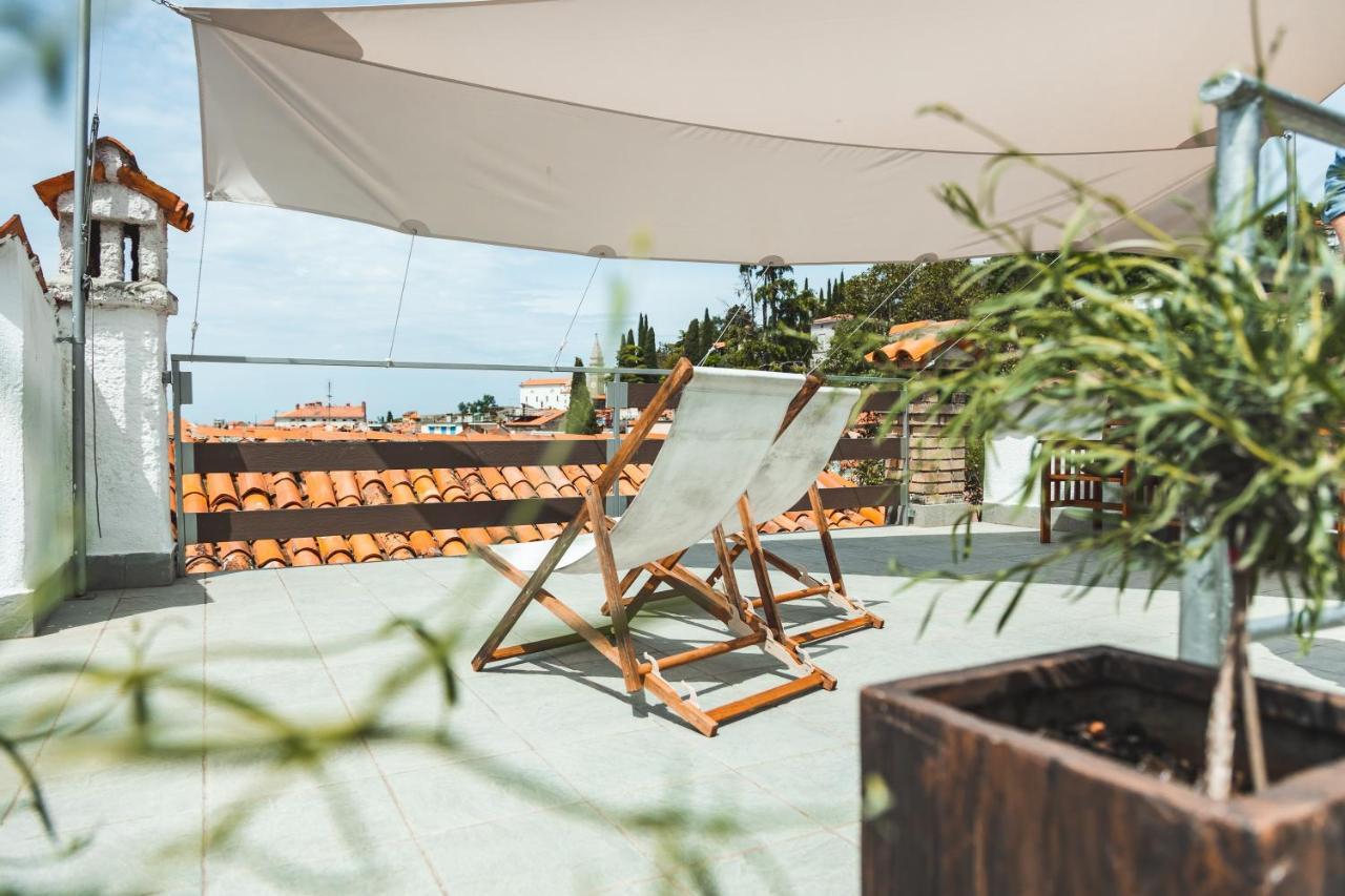 Kat-Y Terrace With Excellent View Apartment Piran Luaran gambar